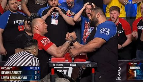 devon vs levan arm wrestling|has levan saginashvili ever lost.